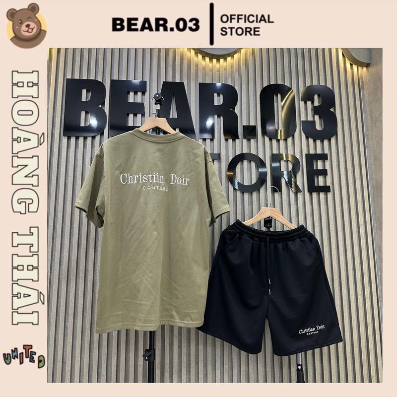 SÉT BỘ NAM MÀU ĐEN CHẤT COTTON 2 CHIỀU - CHỮ ĐI ĐÒ THÊU 2 MẶT TRƯỚC SAU , QUẦN CO DÃN DỄ MẶC BQ: 224 Áo Menswear