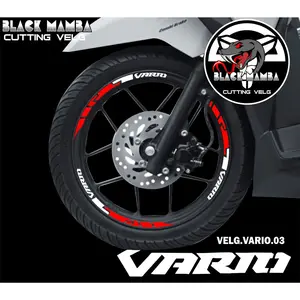 (COD) CUTTING STICKER VELG VARIO - STIKER LIS LIST VARIASI BAN/VELG HONDA VARIO 03