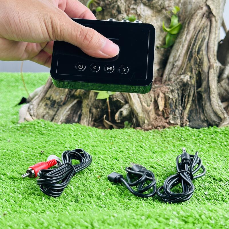 Cục Phát Bluetooth Cho Loa Và Amply M6 Bộ Chuyển Đổi Âm Thanh Không Dây Bluetooth 3 Trong 1 Có Điều Khiển Từ Xa Cho USB Phát Và Truyền Thẻ TF Hiển Thị Màn Hình Led