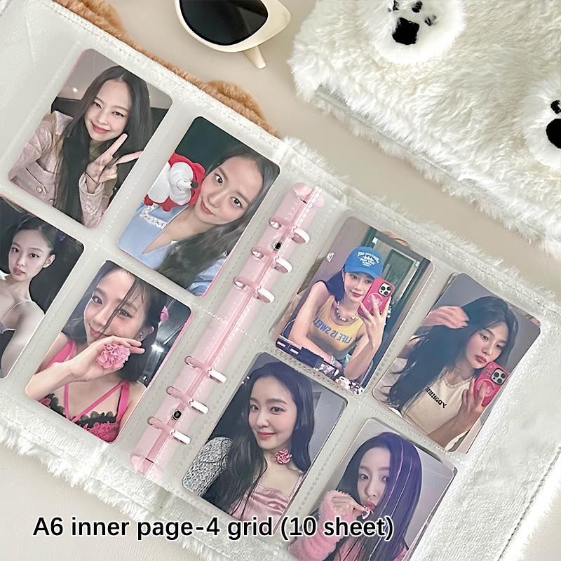 Product Introduction of Album Ảnh Đóng Gáy, Kích Thước A6, Phong Cách Ba Lê Dễ Thương, Có Thắt Nơ Nhồi Bông, Thích Hợp Cho Photocard, Người Sưu Tập Thần Tượng Kpop, Sổ Tay, Văn Phòng Phẩm 18