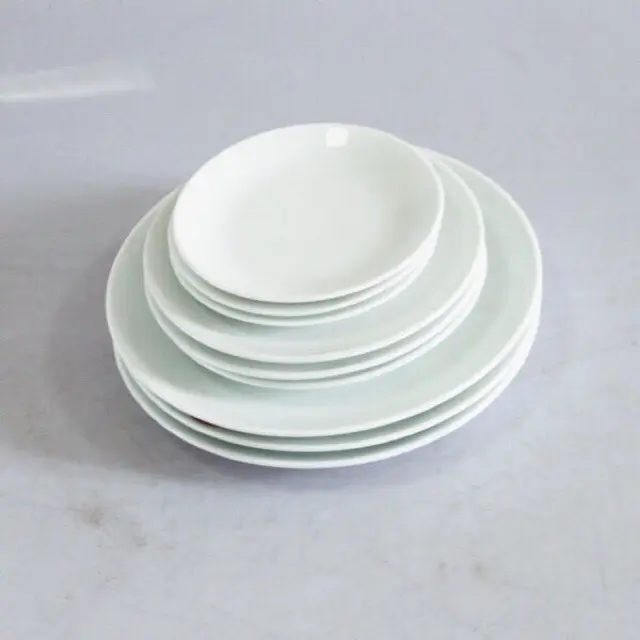 Đĩa sứ trắng sâu lòng hàng dày đẹp kích cỡ 15 đến 25cm - Lựa Chọn Thông Minh 2