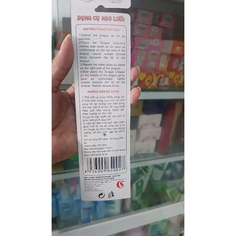 DỤNG CỤ CẠO LƯỠI (màu ngẫu nhiên) 1