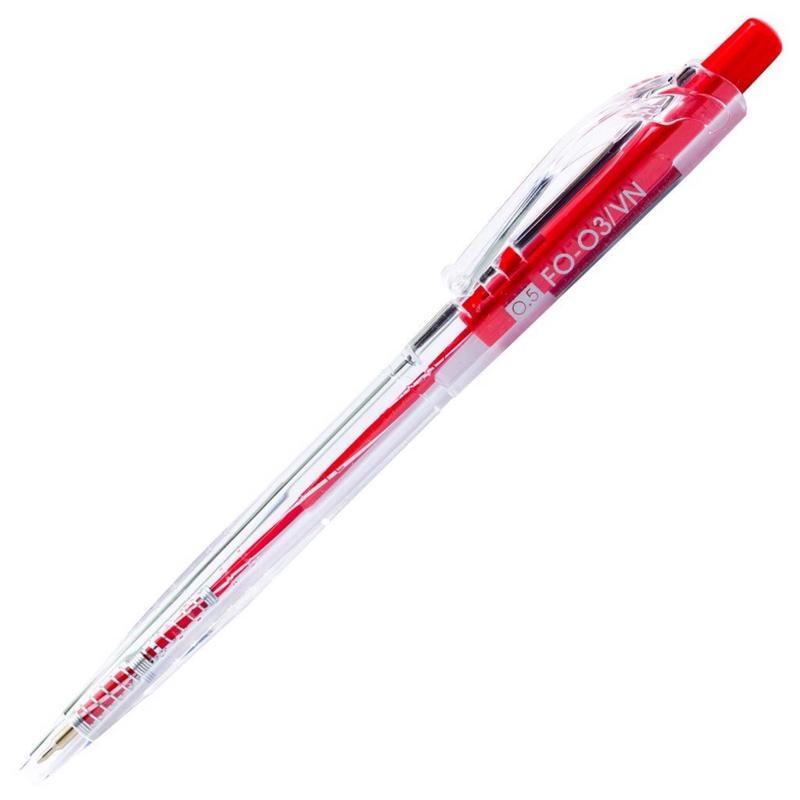 Bút bi FO-03 - Ngòi 0.5mm - Mực xanh/đen/đỏ 3