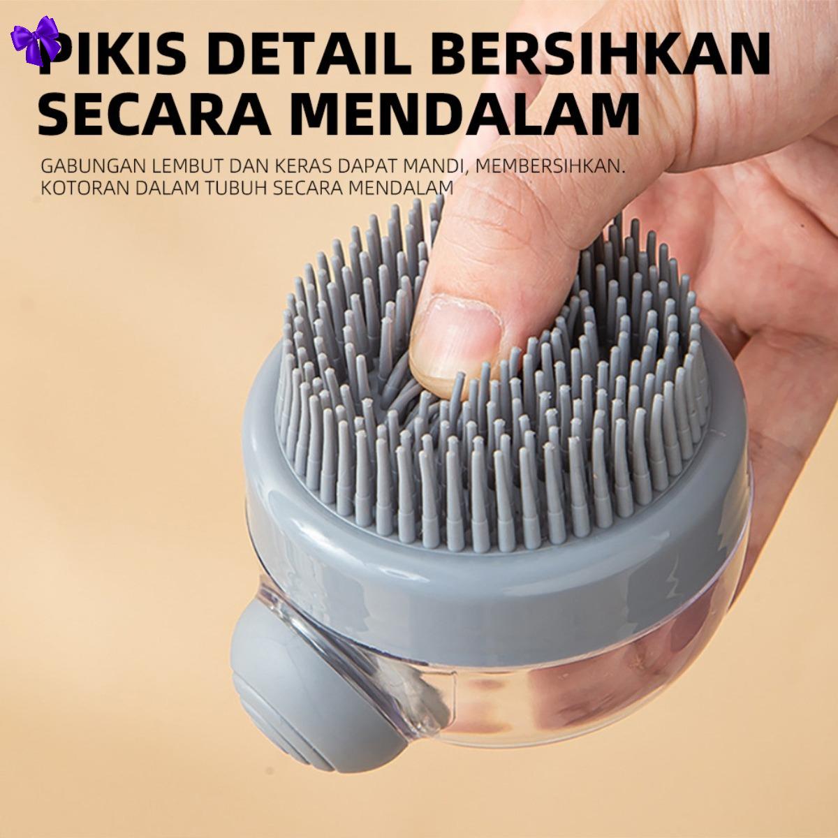 Pembersih Sikat Sabun Mandi Otomatis untuk Hewan Peliharaan, Lembut untuk Kucing & Anjing, Penghilang Bau, Perawatan Bulu, Antilekat, Higienis - 80ml Pembersih Sikat Sabun Mandi Otomatis untuk Hewan Peliharaan, Lembut untuk Kucing & Anjing, Penghilang Bau, Perawatan Bulu, Antilekat, Higienis - 80ml