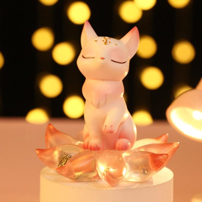 Mô Hình Cửu Vĩ Hồ Cáo Nhỏ GUMIHO Trang Trí Ô Tô_Art House 1