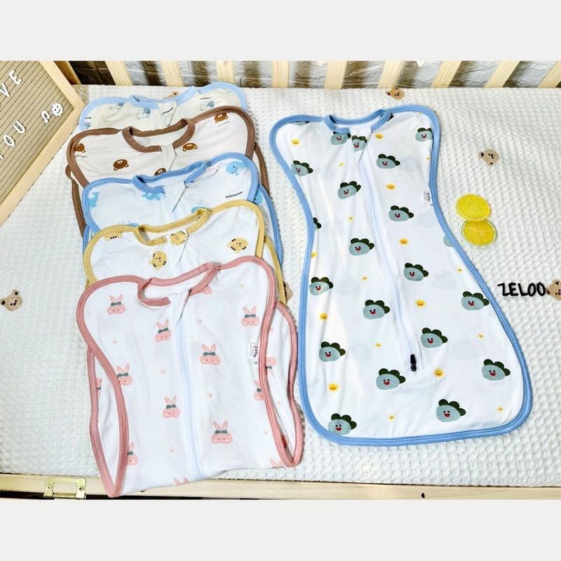 Product Introduction of Nhộng Chũn Zeloo  Pettit Cho Bé Ngủ Ngon Chất Cotton Mềm Mại Co Giãn Đàn Hồi ( size 2-7,5kg) Nhộng Ngủ 2