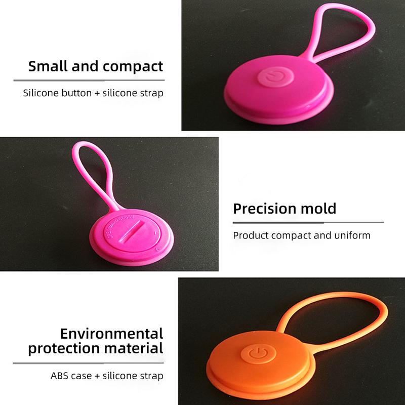 Outdoor Silicone Backpack Warning Light Mini Bicycle Light For Night Riding Easily Bicycle Safety Light Rear LED Taillight For Cycling #471419 3