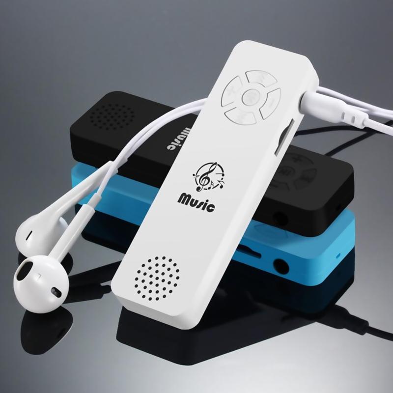 Mini MP3 Player USB Music Players TF Support with Loudspeaker Function Student Sports Running Music Player Fashion Musicer Audio Compact 0