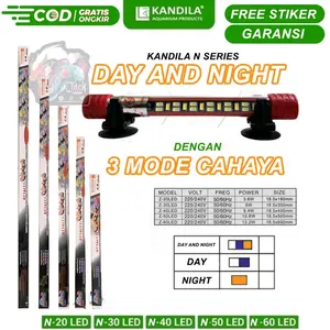 LED KANDILA T4 3 Mode DAY NIGHT N 20 N 30 N 40 N 50 N 60 N20 N30 N40 N50 N60 Series BEST SELLER LED CELUP TANNING CHANNA ARWANA KOKI KOI MURAH