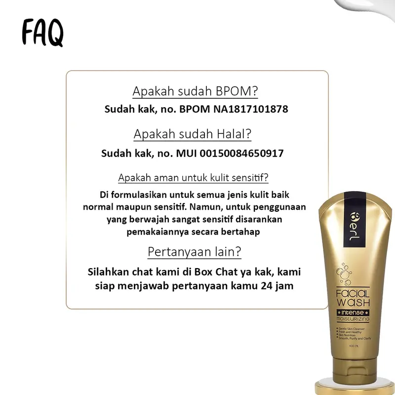 B Erl Intense Moisturizing Facial Wash Sabun Cuci Wajah Berl Cosmetics Hitam Kering 4