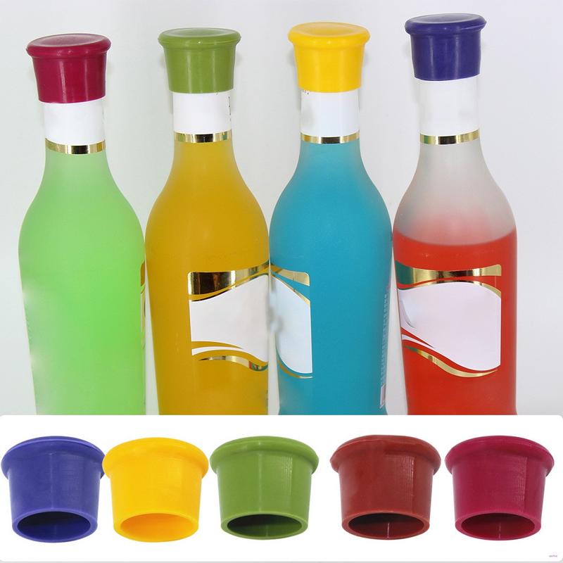 Wine Stopper Silicone Dust-proof Wine Bottle Cap Leak-proof Fresh Keeping Bottle Cork Kitchen Utensils 1