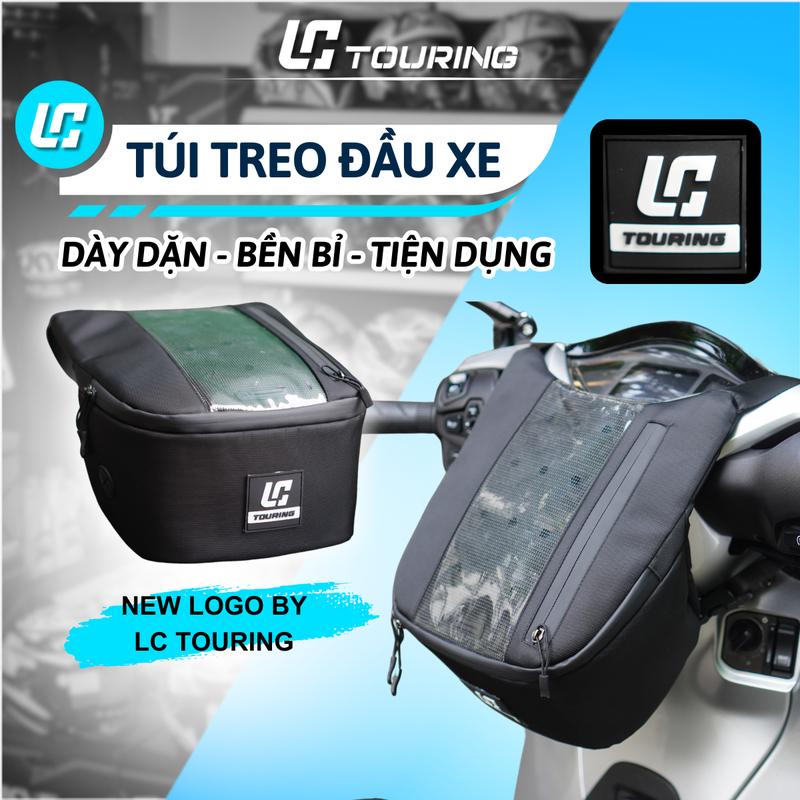  Túi treo đầu xe máy đựng điện thoại đựng đồ thiết kế mới có lỗ sạc 2 lớp hỗ trợ thoát nhiệt tốt cho điện thoại - LC Touring Style 