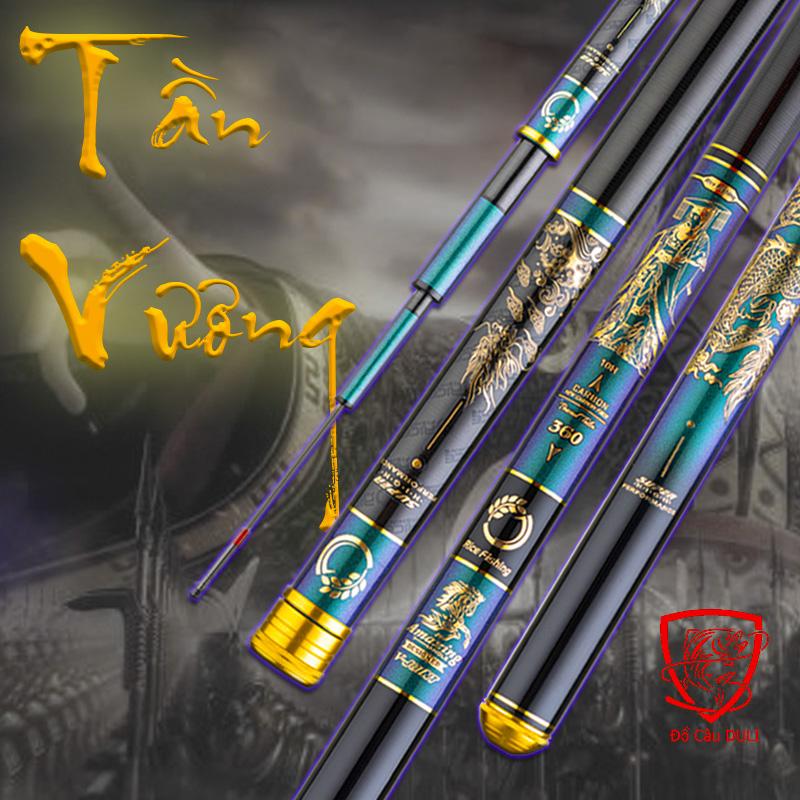 [ KHÔNG BẢO HÀNH ]Cần Câu Tay Rice Fishing Tần Vương câu thi đấu độ cứng 8H , 10H siêu nhẹ CC-20 0