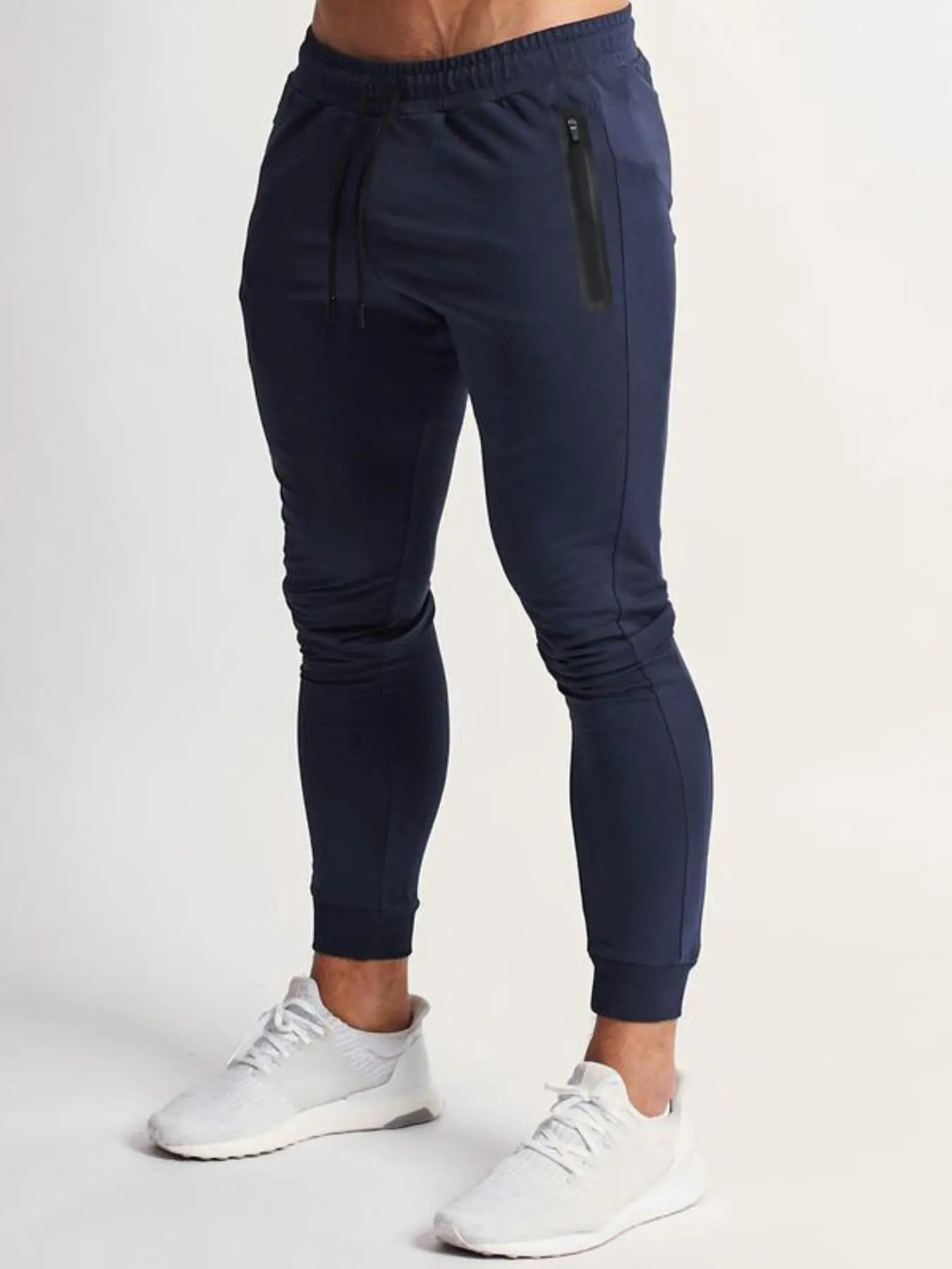 Men's Solid Drawstring Pants, Regular Fit Casual Comfy Breathable Jogger Pants for Daily Wear, Men's Bottoms for All Seasons, Gymclothes