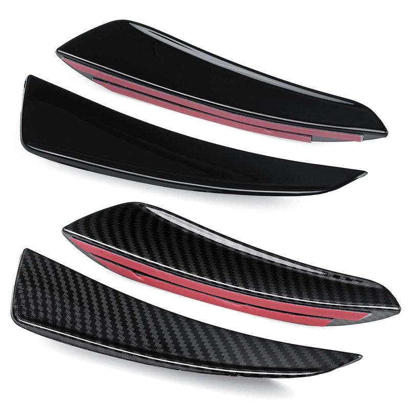 A Pair Front Bumper Outer Side Splitter Canard Trim For Mercedes-benz A Class W177 A180 A200 A220 A250 A35 A45 AMG LCI 2019-2023 4