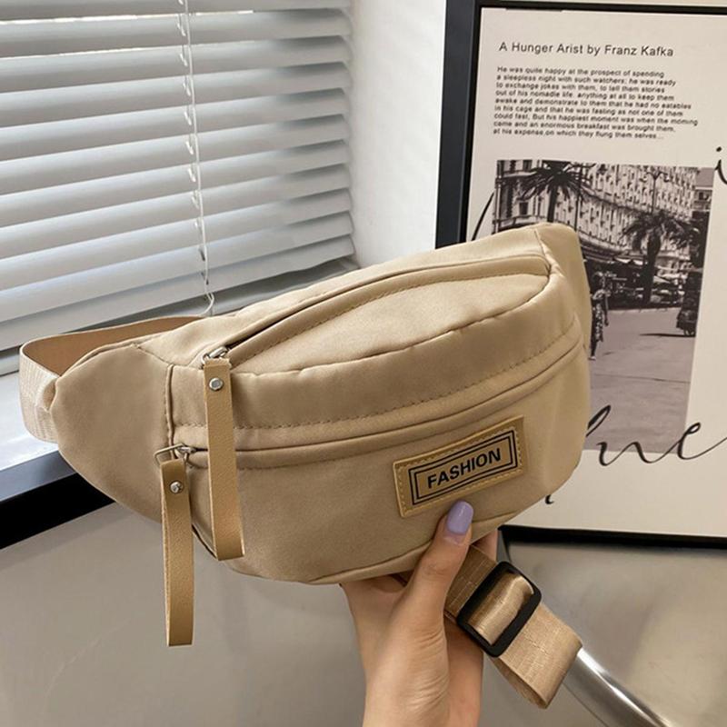 Chest Bag For Men Solid Color Waist Bag High Quality Women Shoulder Bag Multifunction Male Fanny Pack Crossbody Small Bag 5