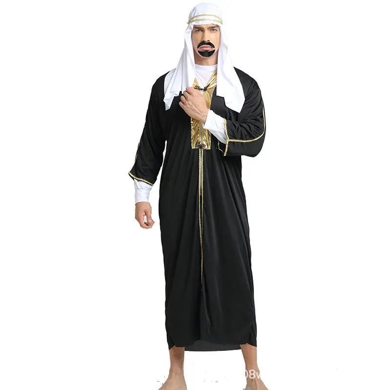 Trang phục hóa trang, Chủ Tịch Ả Rập Hoàng Tử Halloween, Nam, Hồi giáo đen, Trung Đông, Quần áo Dubai