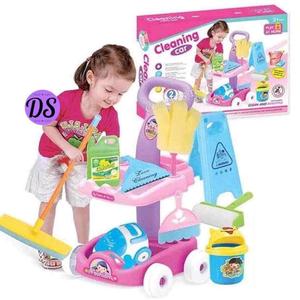 Children's Pretend Play Toys Simulation Household Cleaning Tools Broom Set Plastic Toys lutuan  set  kids cleaning  set  kids