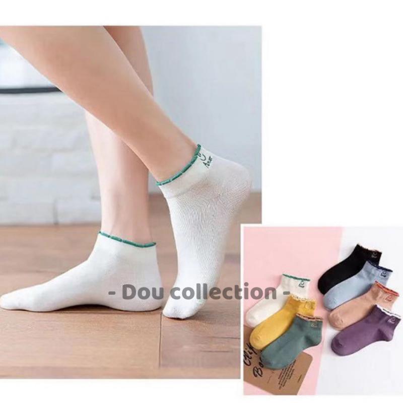 Product Introduction of [Nowship2h] Tất Vớ Nữ Cổ Ngắn Unisex Cotton Họa Tiết SMILE Phong Cách Hàn Quốc Dễ Thương - Mã TV014 39