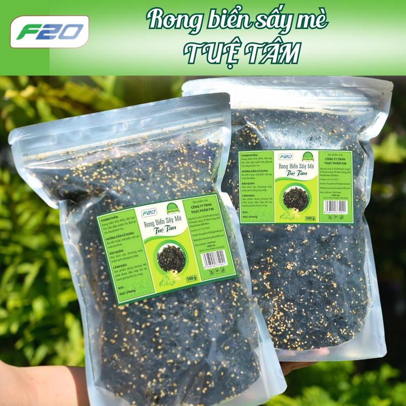 Rong Biển Ăn Liền - Rong Biển Sấy Mè Tuệ Tâm, Cay nhẹ, Chay mặn đều dùng được - Rong Biển Trộn Cơm