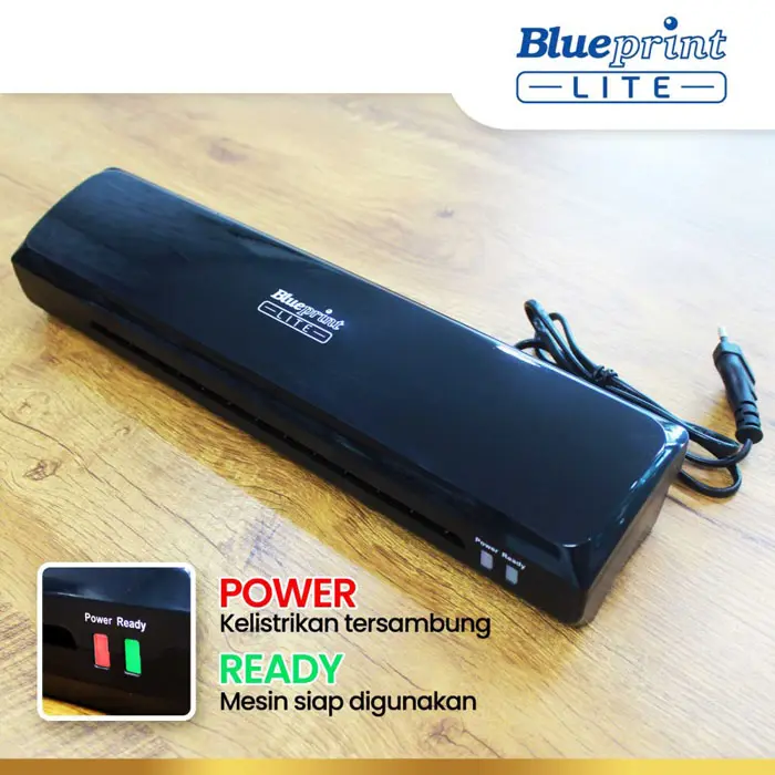 Blueprint Mesin Laminating Machine Hot Cold A4 F4 LM125A