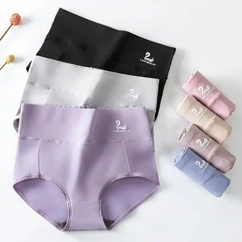 Đồ Lót Nữ Cotton, Mặc Hàng Ngày, Cạp Cao, 1 Mảnh Women Quần Lót