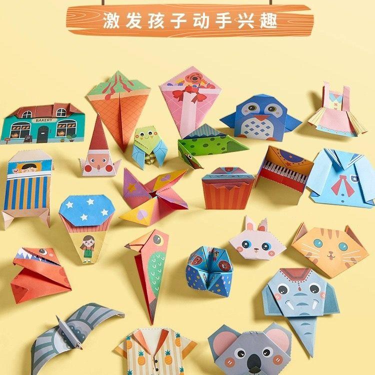 Creative Origami Book 3D Paper Airplane Craft Kit For Kids Children Age 5-12 Educational STEM DIY Art Projects Step By Step Tutorials With Colorful Paper Sheets Indoor Rainy Day Activities Creative Fun Learning Toys 8