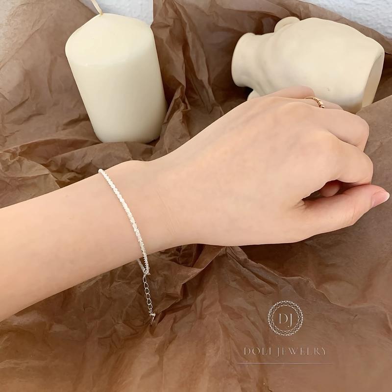  Lắc tay bạc S925 thiết kế xoắn mới sang trọng dành cho phái nữ - vòng tay bạc nữ L02 