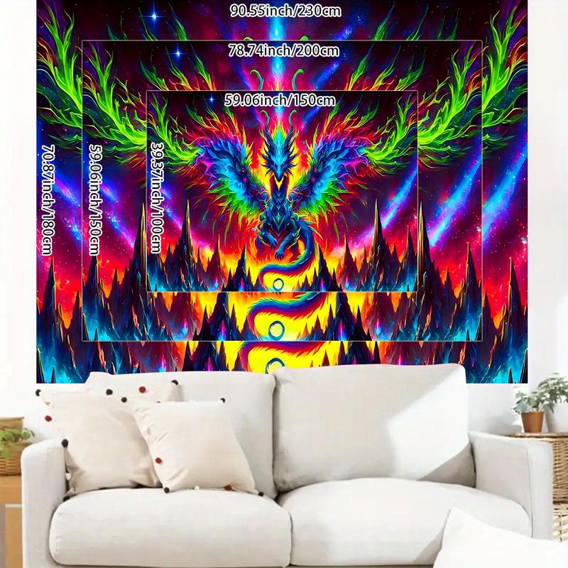 Dragon & Star Pattern Hanging Painting without Frame, Wall Art Decor for Home Living Room Bedroom, Home Decor, Room Decor, Home Accessories, Ornaments 1