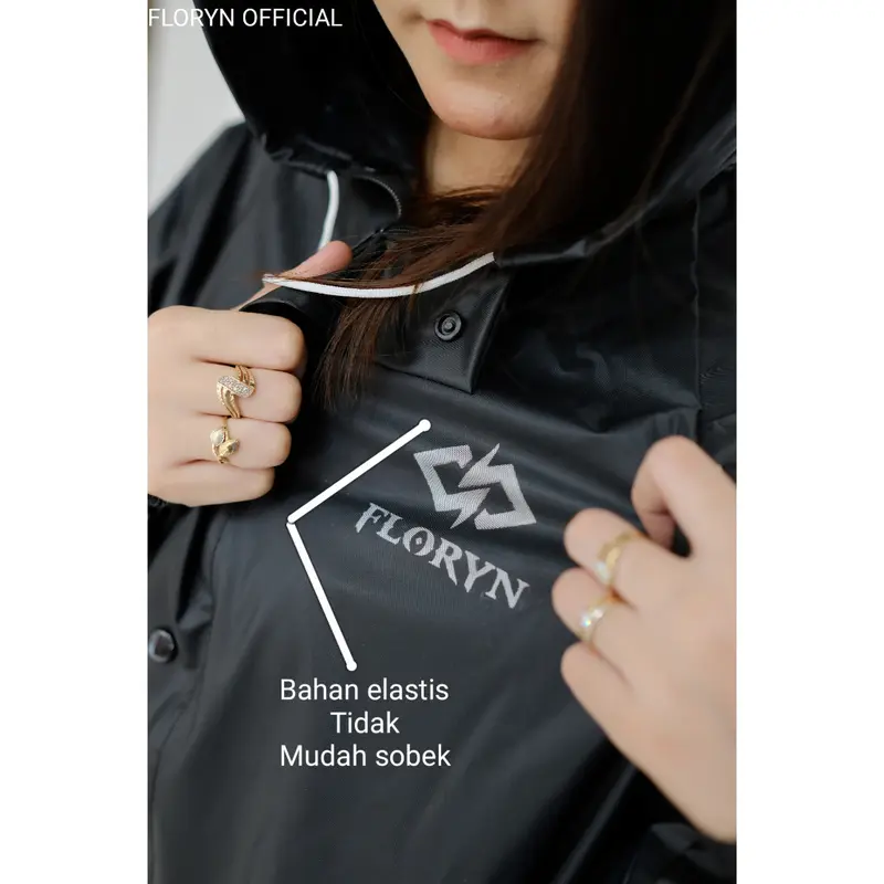 JAS HUJAN, RAINCOAT Terbaik Pria Wanita BY FLORYN Original PVC Anti Rembes 2