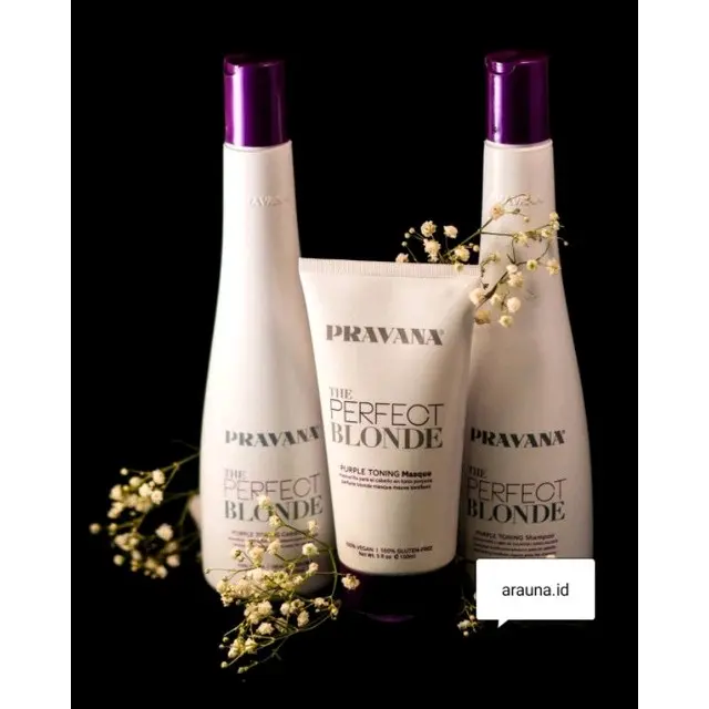 Pravana The Perfect Blonde Shampoo & Conditoner (Purple Shampoo / Silver Shampoo) Share in Jar 5