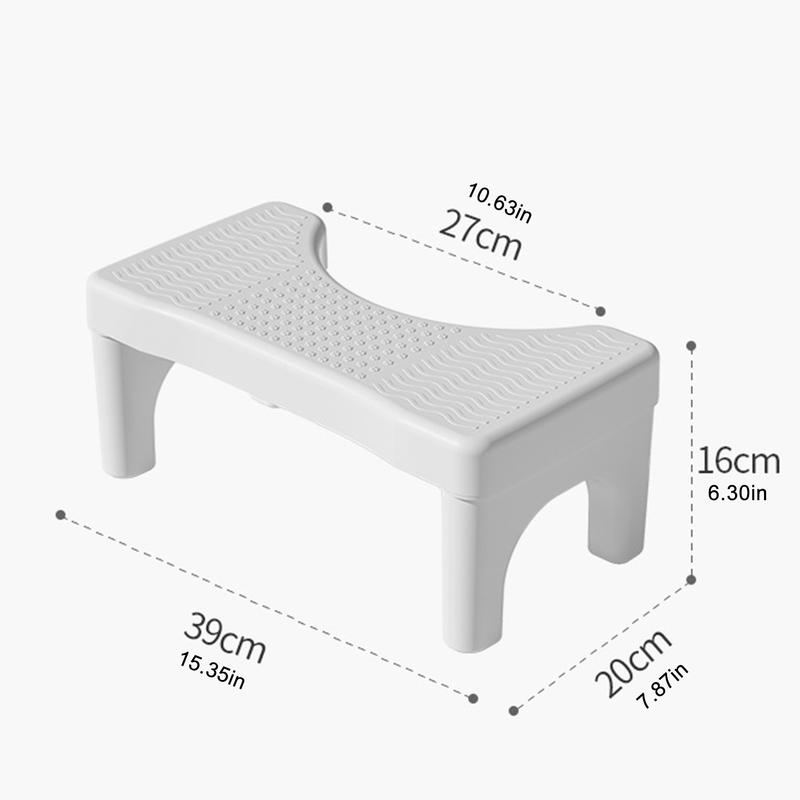 Product Introduction of Ghế Đẩu Bước Nhà Vệ Sinh, Gia Dụng, Dày Dặn, Cho Phòng Tắm Và Nhà Vệ Sinh, Ghế Đẩu Chân, Ngồi 35 °, Thiết Kế Bồn Cầu 19
