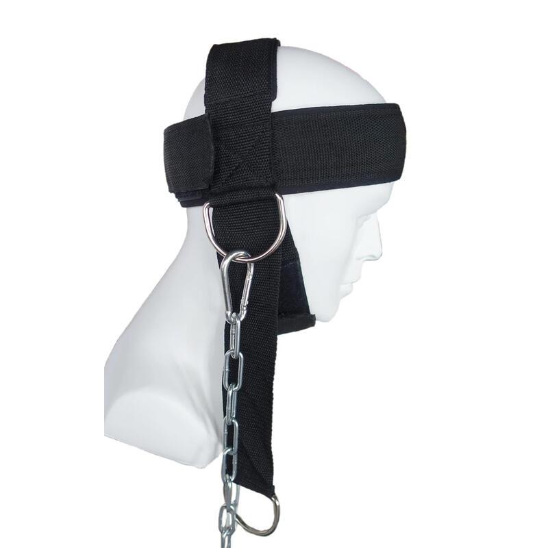 Product Introduction of Lifting Strap with Chain Adjustable Head Harness Neck Trainer for Home Gym Weightlifting Bodybuilding Barbell Workout 2