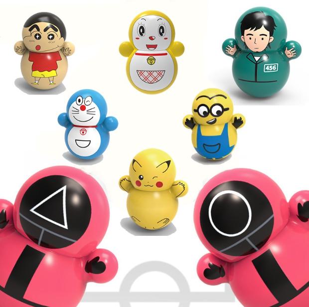 COMBO 10 con LẬT ĐẬT mini nhiều mẫu hình cute - búp bê lật đật giải tỏa căng thẳng Đồ Chơi Toy Giảm Stress