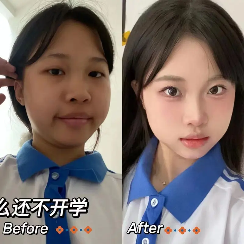 Bộ Mỹ Phẩm Hoàn Chỉnh, Bộ Trang Điểm Học Sinh, Không Bị Chặn, Màu Hồng, Thích Hợp Cho Người Mới Bắt Đầu, Hướng Dẫn Trang Điểm Nhẹ, Hoàn Chỉnh, Bộ Trang Điểm Cho Người Mới Bắt Đầu Nữ Son 3