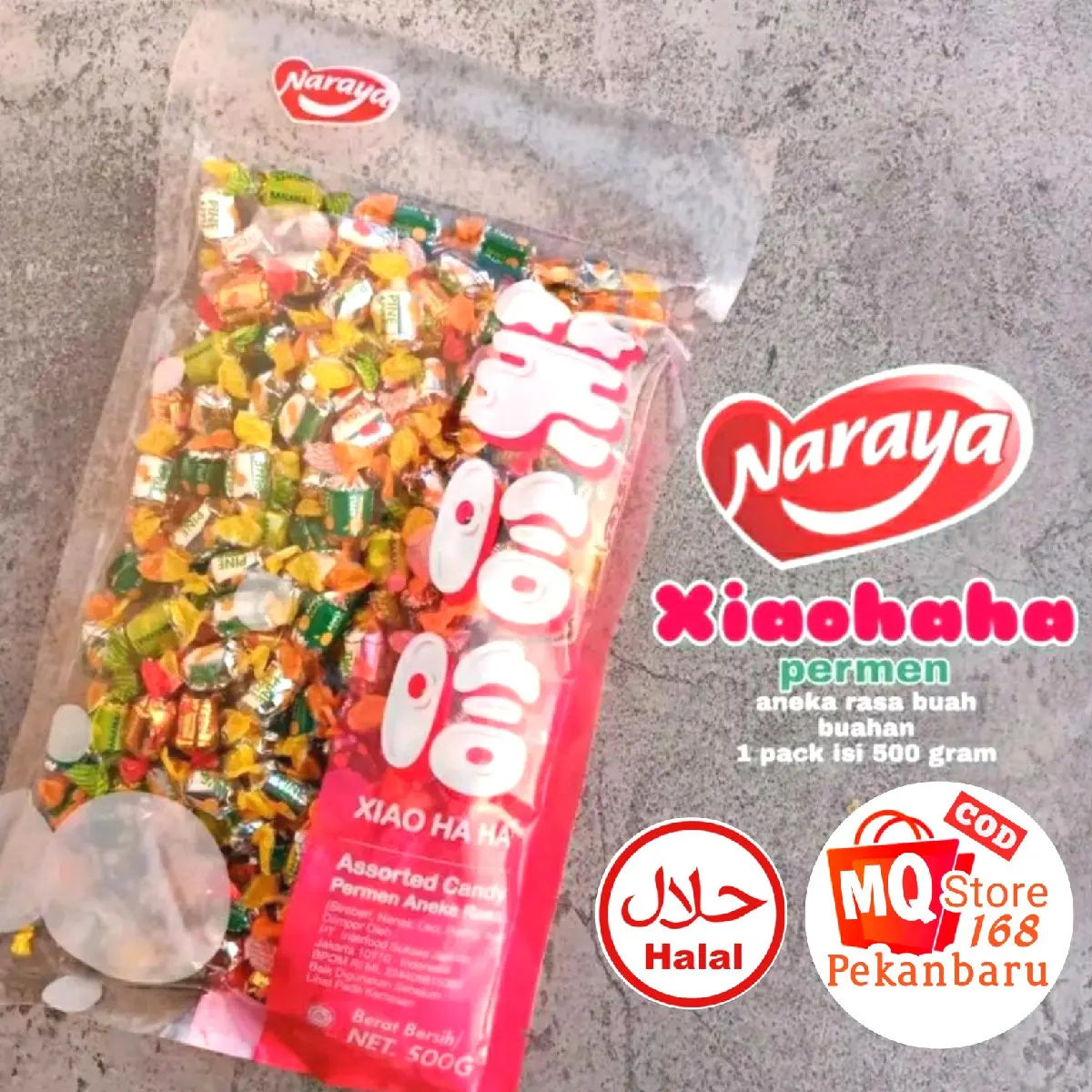 Permen Aneka Rasa Buah 500gr- Malaysia