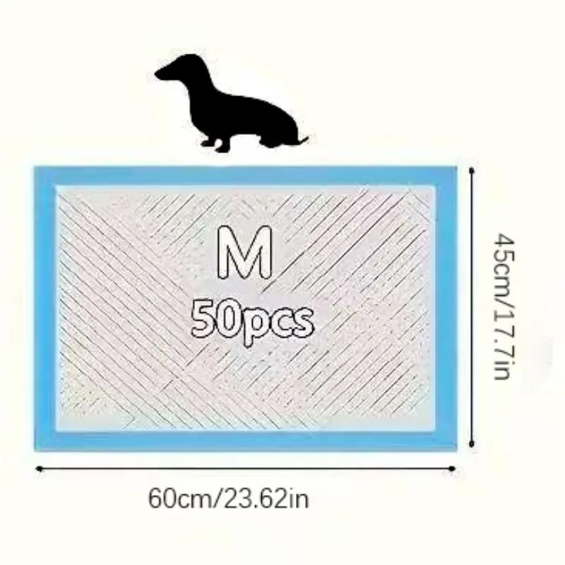 Disposable Dog Pee Pad, 20/40/50/100pcs High Absorbency Leak-proof Dog Toilet Training Pad, Suitable for Dogs and Puppies, Pet Supplies 7