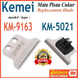 Pisau Kemei 5021 9163 5026 5027 1945 1946 1949 Cadangan Refill Blade