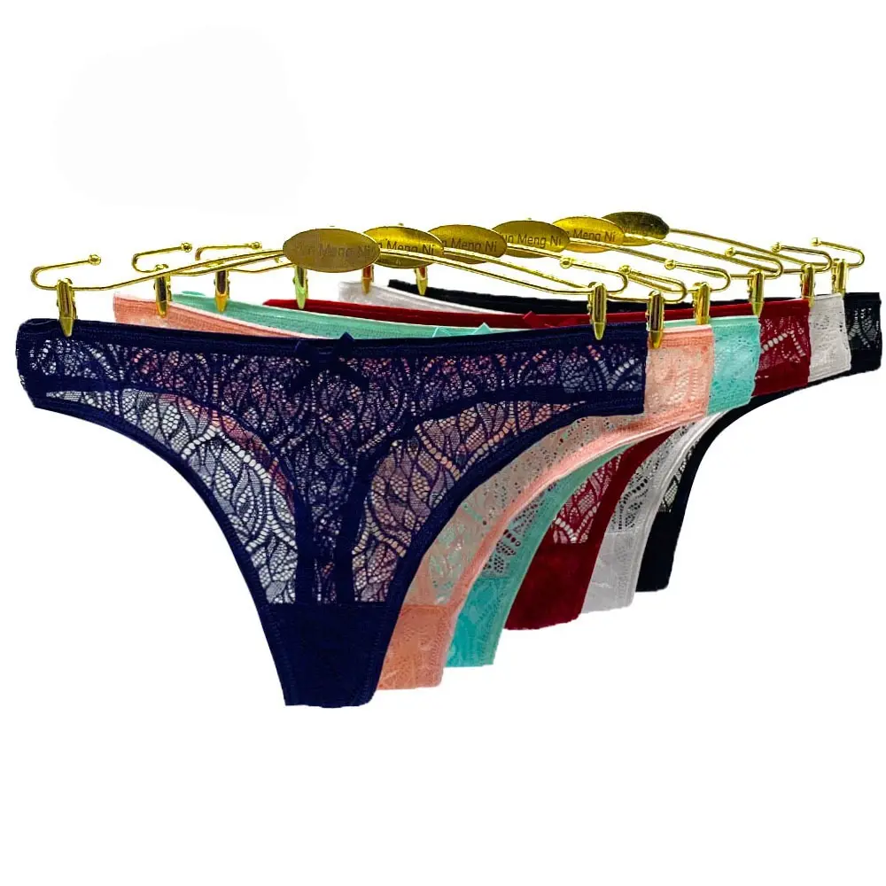 Sexy Thongs Lace Transparent Underwear Women G-string Cotton Lingerie Female Intimate Girl Underpants