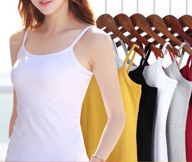 Áo thun 2 dây nữ - Áo hai dây nữ BIG SIZE có sai 35kg_ 65kg