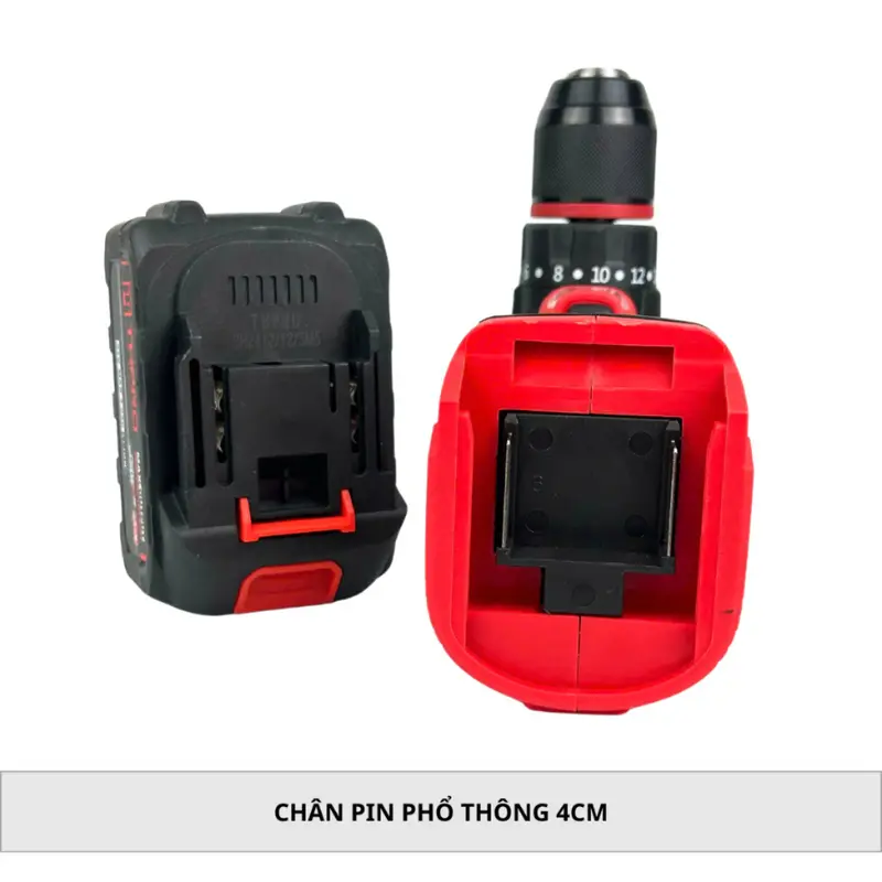 THÂN Máy Khoan Pin THPRO TH7713 3 Chức Năng Đầu 13mm Autolock Động Cơ Không Chổi Than Chân Pin Phổ Thông 6