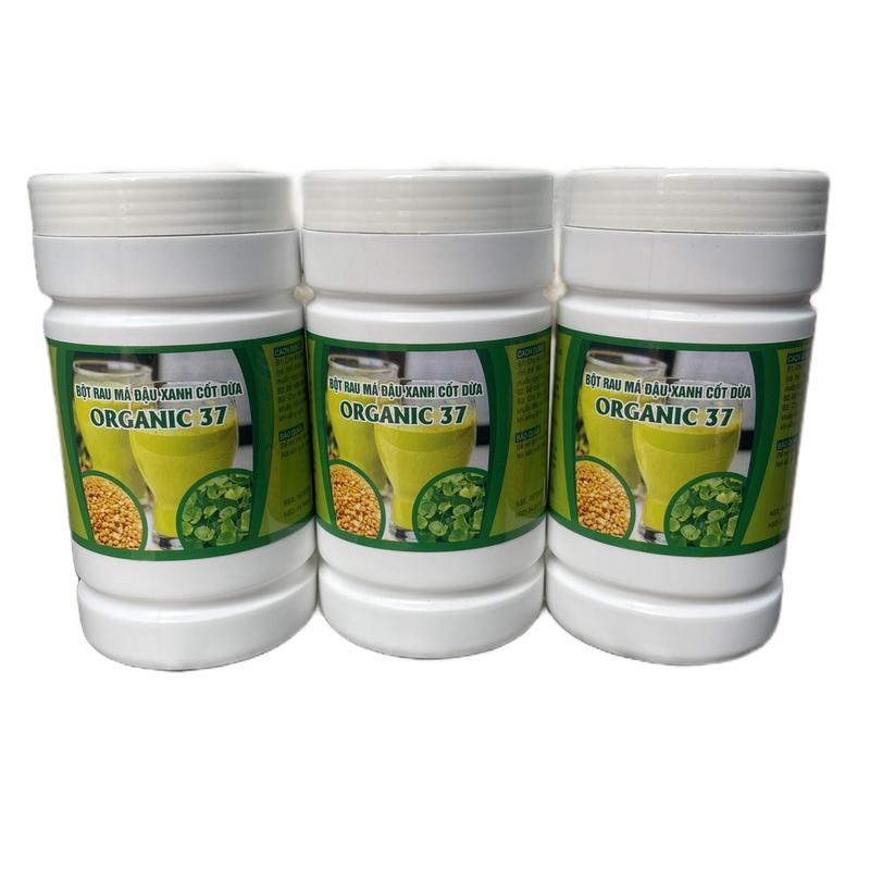 Combo 3 hộp 1.5kg bột rau má đậu xanh cốt dừa mỗi hộp 500g- Đồ ăn vặt Thuỷ Béo Chua