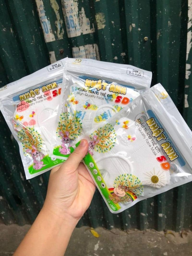 Product Introduction of Thùng 100 chiếc khẩu trang 5D cho bé SIZE từ (2-8) tuổi 3