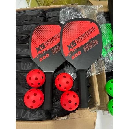 [Tặng 4 quả bóng] Bộ 2 Vợt Chơi Bóng Pickleball Siêu Nhẹ Kèm Túi Đựng Bóng Chuyên Nghiệp Bền Đẹp Chắc Tay (Giao màu ngẫu nhiên) 3