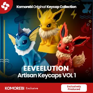 Artisan Keycap Pokemon Eeveelution Vaporeon Jolteon Flareon Custom Keyboard Mechanical Gaming  (156)