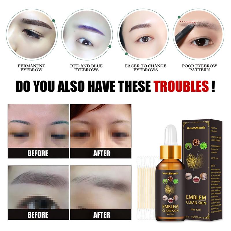 Product Introduction of Original Painless Remove Tattoo Removal Cream Permanent Eyebrows Tattoo Remover Tattoo Fading Agent  No Skin Damage  No Corrosion  No Scars  Tattoo Cleaner Water VisibleTattoo Erase Cleansing Cream \ws011 5
