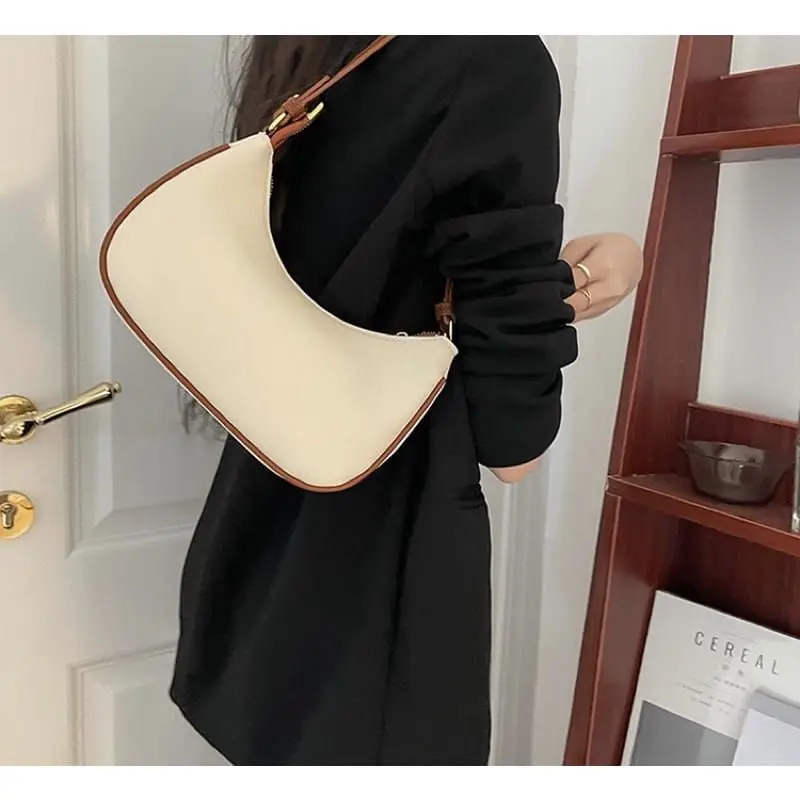 TAS Selempang SORA WHITE - VINTAGE SHOULDER BAG (INITIAL NAMA/POLOS) Selempang 0