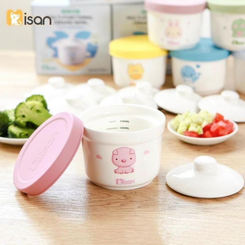 Hũ sứ 250ml cho bé ăn dặm Misan, an toàn trữ đông và hấp cách thủy, đi kèm 2 nắp tiện lợi. 6