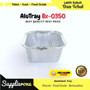 Alu Tray Bx-0350 25Pcs / Alumunium Tray / Alumunium Cup / Muffin Alumunium / Tray Alumunium