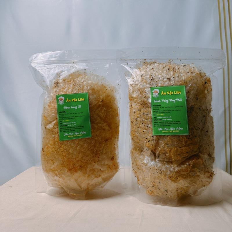 Combo J(500GR-1KG): Bánh Tráng Rong Biển - Bánh Tráng Dầu Tỏi ( Có Dầu) (Ăn Chay Được) Snack Food